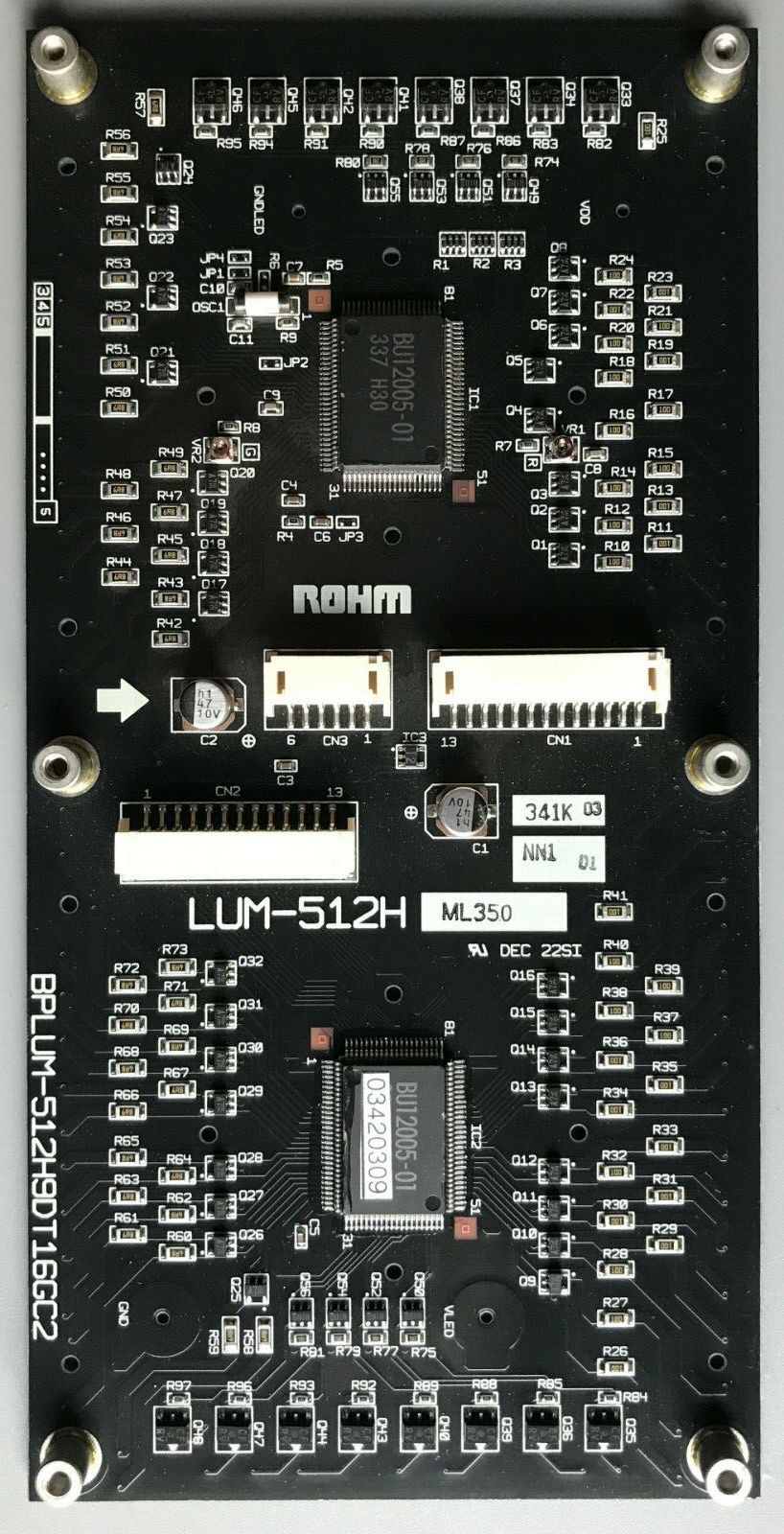 Dot Matrix 16x32 Punktmatrix Anzeige Rot / Grün / Orange (LUM-512HML350)